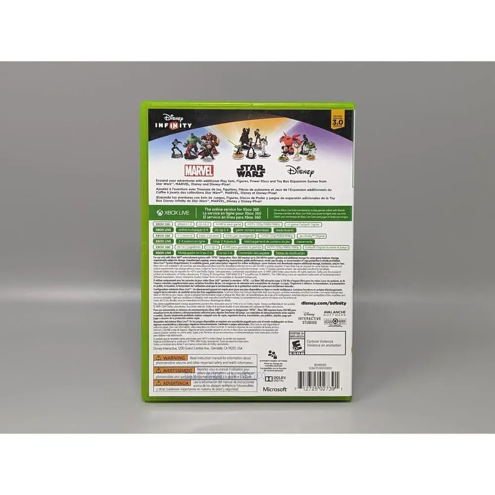 Disney Infinity 3.0 Edition Xbox 360 Video Game + Manual Complete Tested